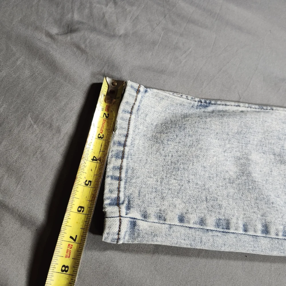 WONDER NATION Stonewash Denim Jeans Y2K Stretchy Women's Sz. 16 (29X29) EUC - Picture 9 of 12